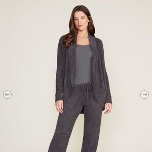 Barefoot Dreams CozyChic Lite Circle Cardi in Carbon size XS/S